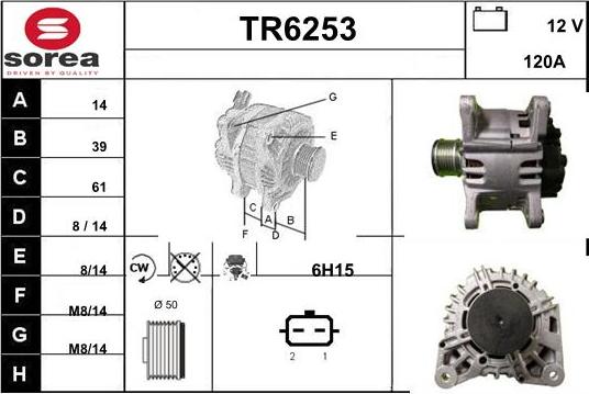 Sera TR6253 - Alternatore autozon.pro