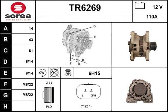 Sera TR6269 - Alternatore autozon.pro