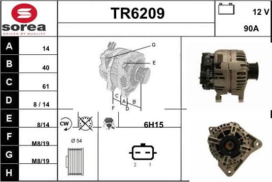 Sera TR6209 - Alternatore autozon.pro