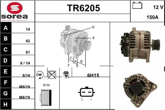 Sera TR6205 - Alternatore autozon.pro