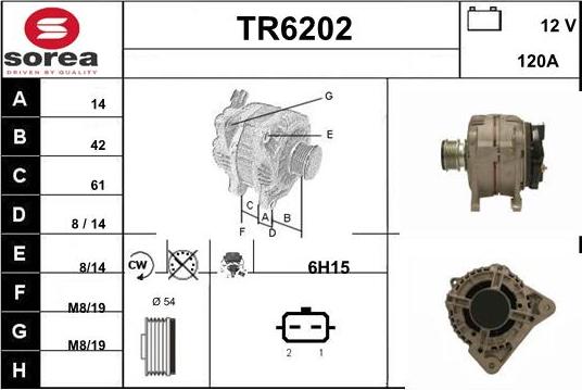 Sera TR6202 - Alternatore autozon.pro