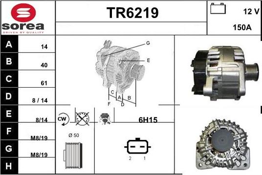 Sera TR6219 - Alternatore autozon.pro