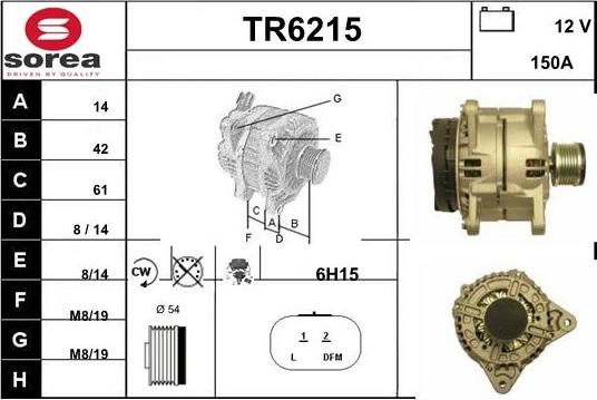 Sera TR6215 - Alternatore autozon.pro