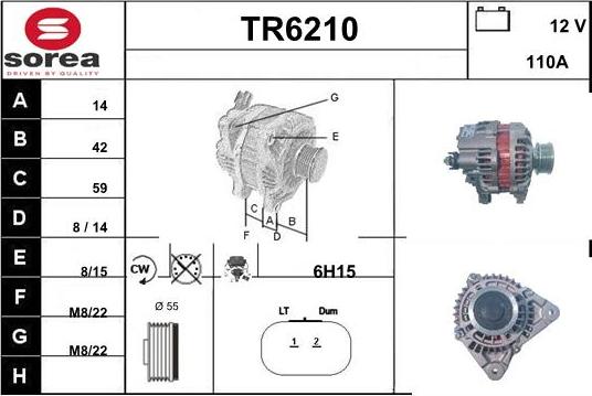 Sera TR6210 - Alternatore autozon.pro