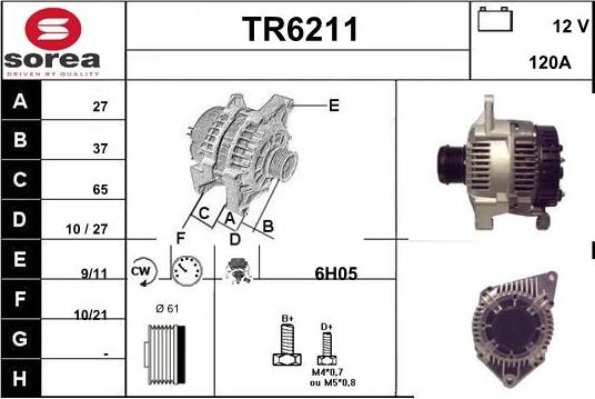 Sera TR6211 - Alternatore autozon.pro