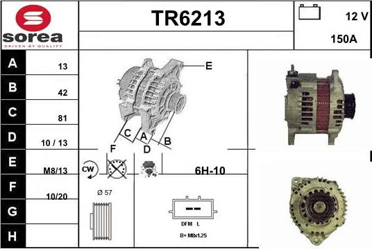 Sera TR6213 - Alternatore autozon.pro