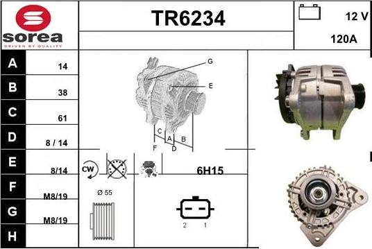 Sera TR6234 - Alternatore autozon.pro