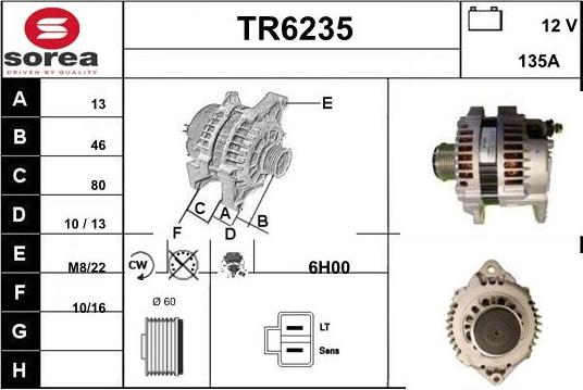 Sera TR6235 - Alternatore autozon.pro