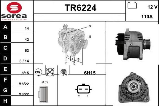 Sera TR6224 - Alternatore autozon.pro