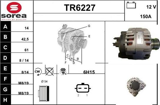 Sera TR6227 - Alternatore autozon.pro