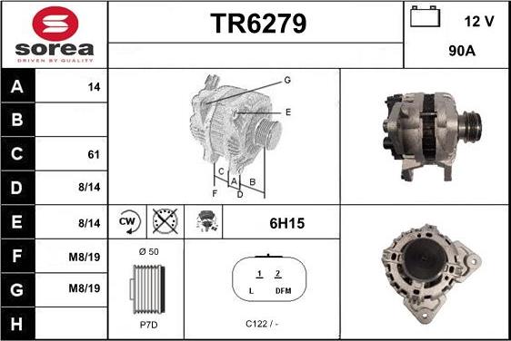 Sera TR6279 - Alternatore autozon.pro