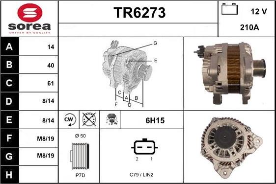 Sera TR6273 - Alternatore autozon.pro