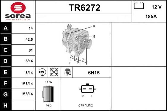 Sera TR6272 - Alternatore autozon.pro