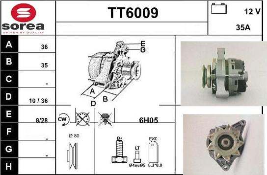 Sera TT6009 - Alternatore autozon.pro