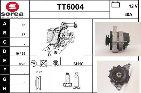 Sera TT6004 - Alternatore autozon.pro