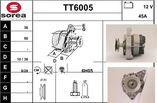 Sera TT6005 - Alternatore autozon.pro