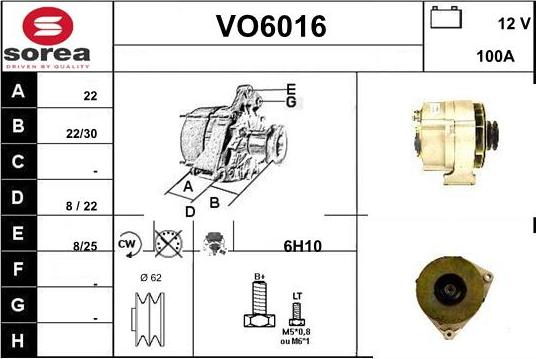 Sera VO6016 - Alternatore autozon.pro