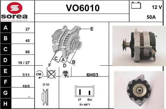 Sera VO6010 - Alternatore autozon.pro