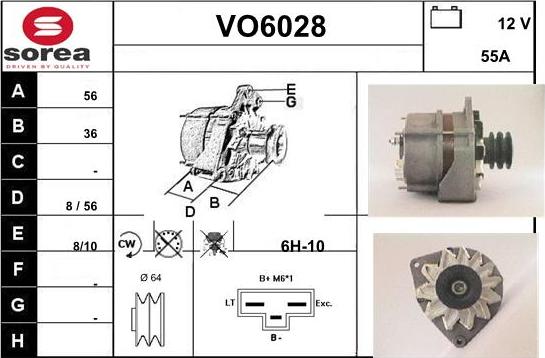 Sera VO6028 - Alternatore autozon.pro