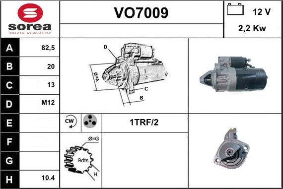 Sera VO7009 - Motorino d'avviamento autozon.pro