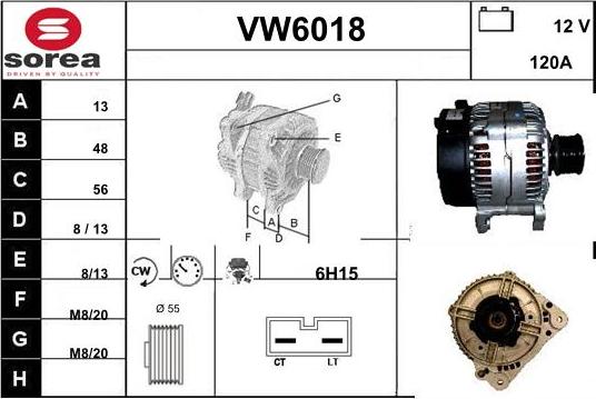 Sera VW6018 - Alternatore autozon.pro