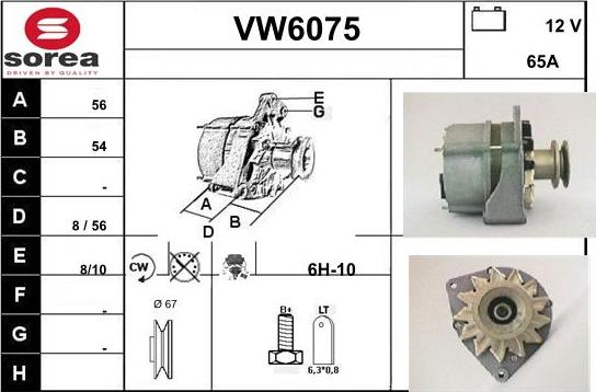 Sera VW6075 - Alternatore autozon.pro