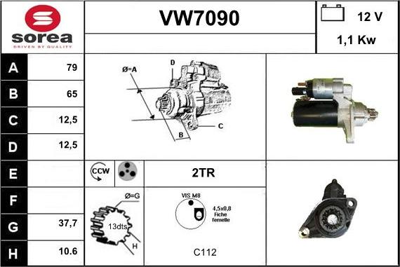 Sera VW7090 - Motorino d'avviamento autozon.pro