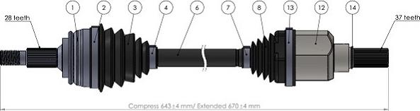 Sercore 221906 - Albero motore / Semiasse autozon.pro