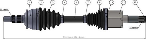 Sercore 221819 - Albero motore / Semiasse autozon.pro