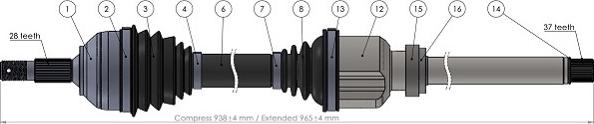 Sercore 221877 - Albero motore / Semiasse autozon.pro