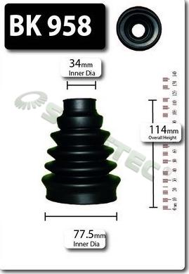 Shaftec BK958 - Cuffia, Semiasse autozon.pro