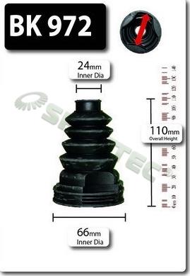 Shaftec BK972 - Cuffia, Semiasse autozon.pro