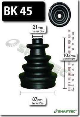 Shaftec BK45 - Cuffia, Semiasse autozon.pro