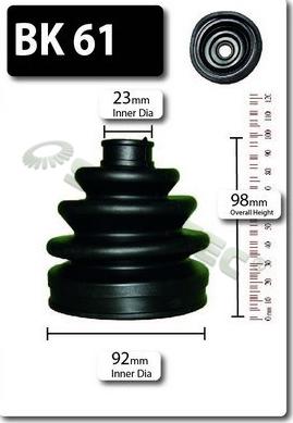 Shaftec BK61 - Cuffia, Semiasse autozon.pro