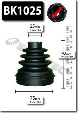 Shaftec BK1025 - Cuffia, Semiasse autozon.pro