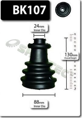 Shaftec BK107 - Cuffia, Semiasse autozon.pro