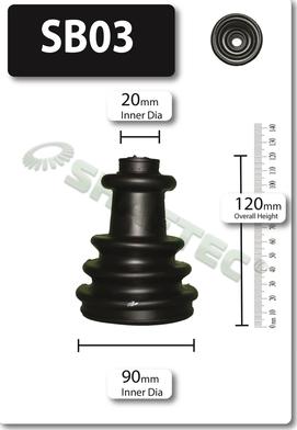 Shaftec SB03 - Cuffia, Semiasse autozon.pro