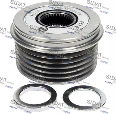 Sidat 455275 - Puleggia cinghia, Alternatore autozon.pro