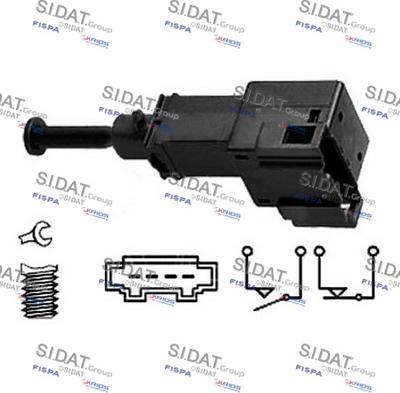 Sidat 5.140048A2 - Interruttore luce freno autozon.pro