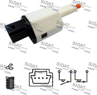 Sidat 5.140129A2 - Interruttore luce freno autozon.pro