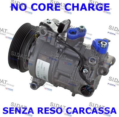 Sidat 1.5496R - Compressore, Climatizzatore autozon.pro