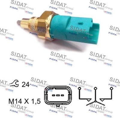 Sidat 3.234200A2 - Interruttore, Luce di retromarcia autozon.pro