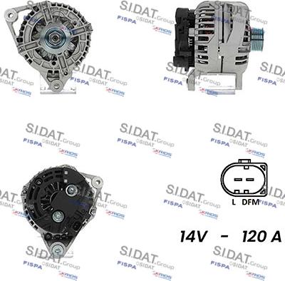 Sidat A12BH0905A2 - Alternatore autozon.pro