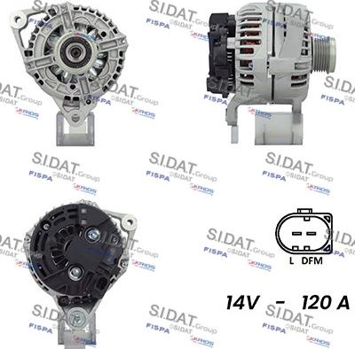 Sidat A12BH0907A2 - Alternatore autozon.pro