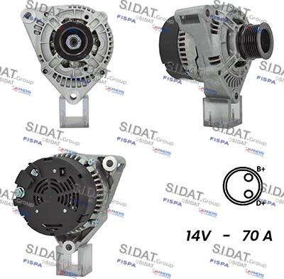 Sidat A12BH0932A2 - Alternatore autozon.pro