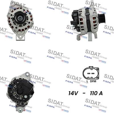 Sidat A12BH0924A2 - Alternatore autozon.pro