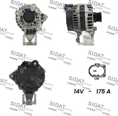 Sidat A12BH0972 - Alternatore autozon.pro