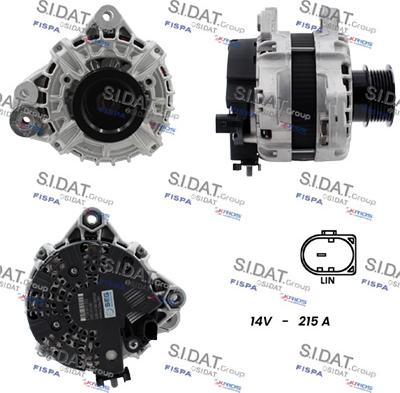 Sidat A12BH0442 - Alternatore autozon.pro