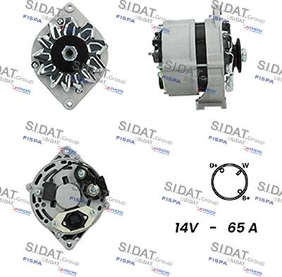 Sidat A12BH0455A2 - Alternatore autozon.pro