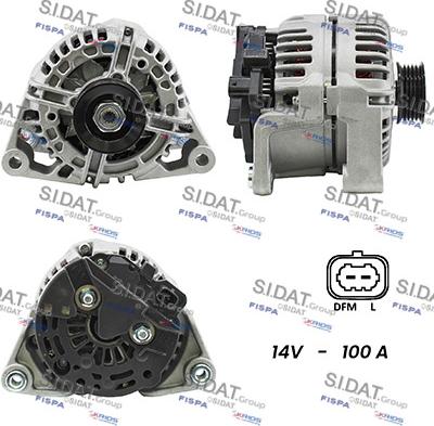 Sidat A12BH0458A2 - Alternatore autozon.pro